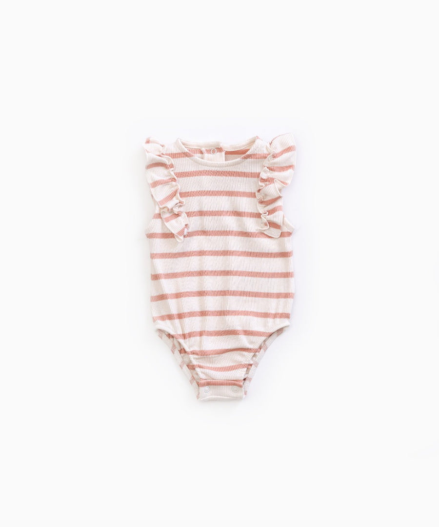 Play Up Organic Cotton Frilled Romper
