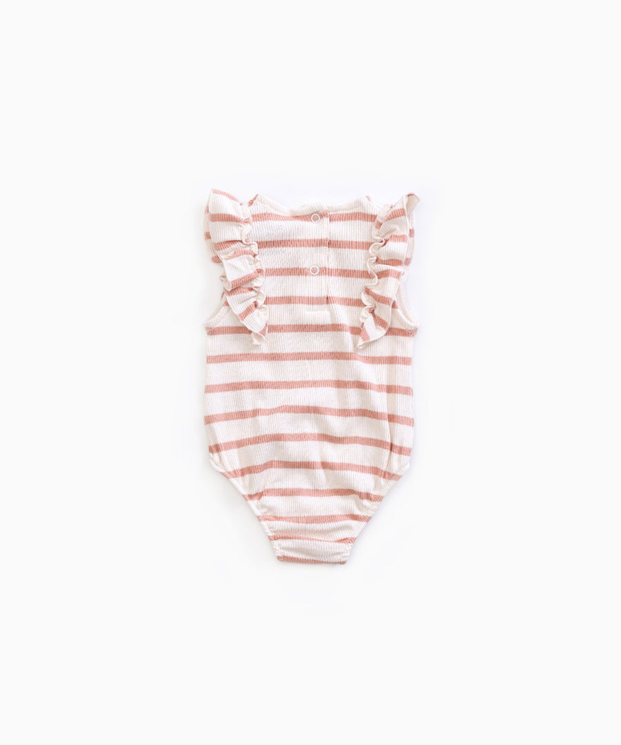 Play Up Organic Cotton Frilled Romper