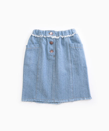 Play Up Recycled Cotton Denim Skirt