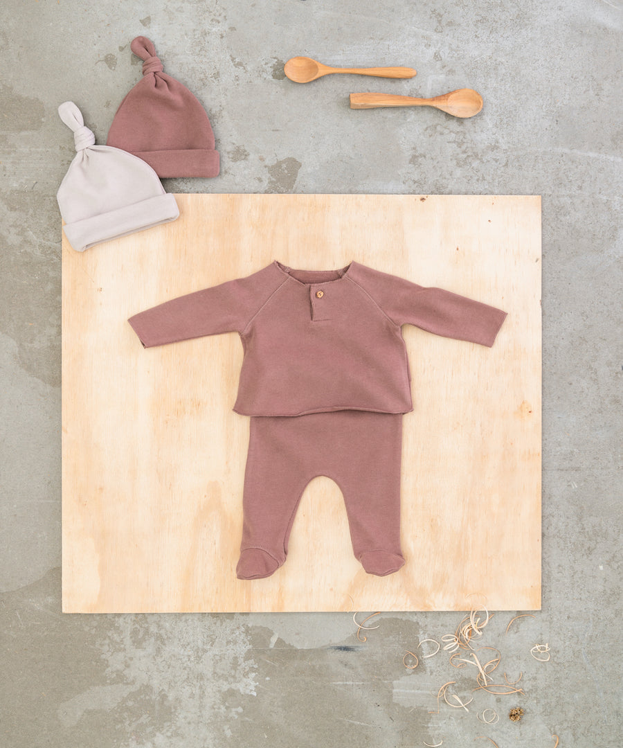 Play Up Organic Cotton Baby Jumper and Pant Set