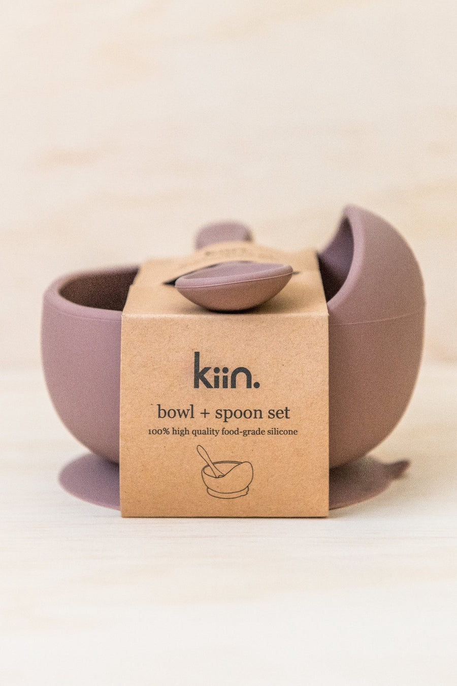 Kiin Silicone Suction Bowl and Spoon Set