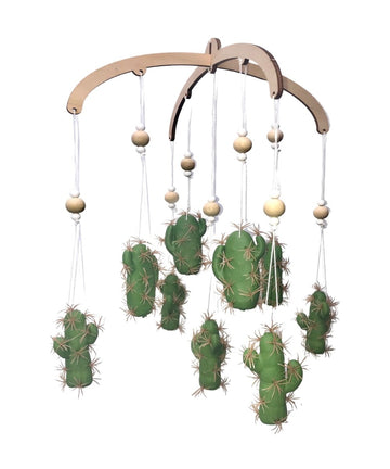 Maddex River Calming Cactus Wooden Mobile
