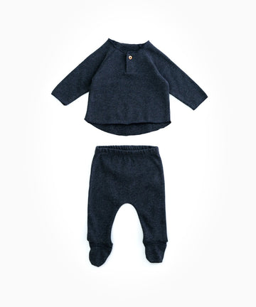 Play Up Organic Cotton Baby Jumper and Pant Set