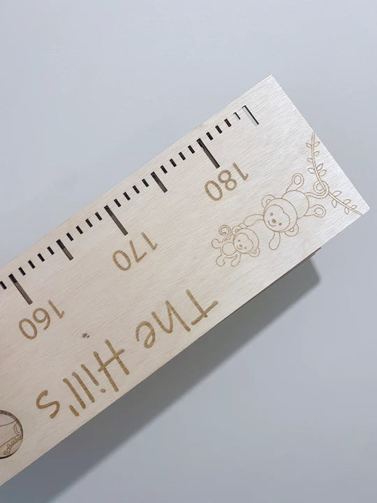 Albi Designs Personalised Timber Height Ruler